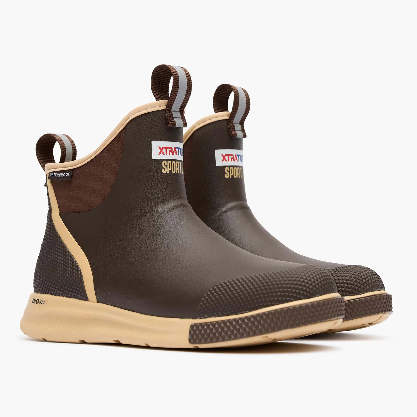 Women's XTRATUF Brown Ankle Deck Boot Sport XADSW901