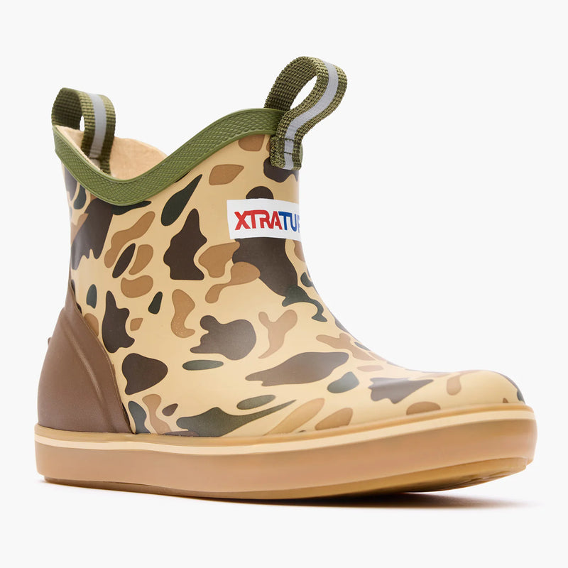 Boy's Xtratuf Duck Camo Ankle Deck Boots