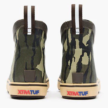 Kids' XTRATUF Mossy Oak® Bottomland Ankle Deck Boot XKABMOB