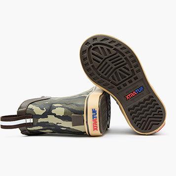 Kids' XTRATUF Mossy Oak® Bottomland Ankle Deck Boot XKABMOB