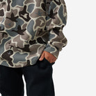 Burlebo Boy's Mallard Mayhem Camo Thermal Hoodie Y-TH-MMAYC