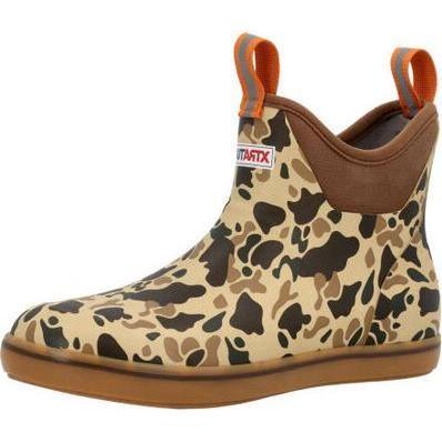 Men's XTRATUF Duck Camo Ankle Deck Boot XMABDCAM - Crazy House Western Wear