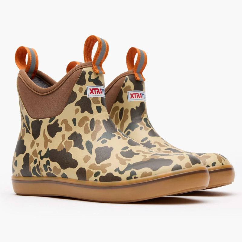 Women's Xtratuf Duck Camo Ankle Deck Boot XWABDCMO