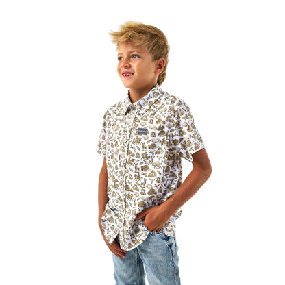 Boy's Performance Button Up "Into The Wild" Y-PBU-ITW