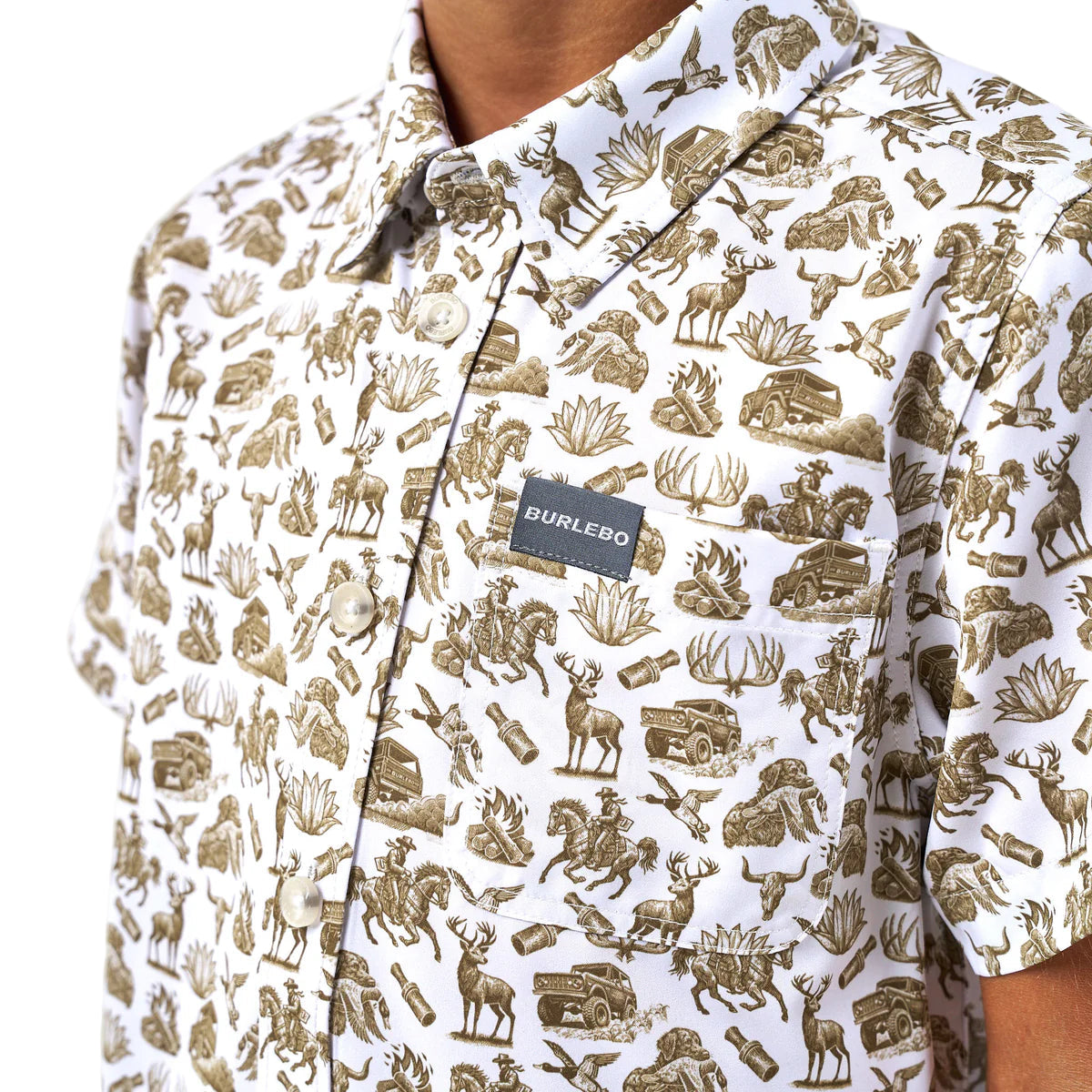 Boy's Performance Button Up "Into The Wild" Y-PBU-ITW