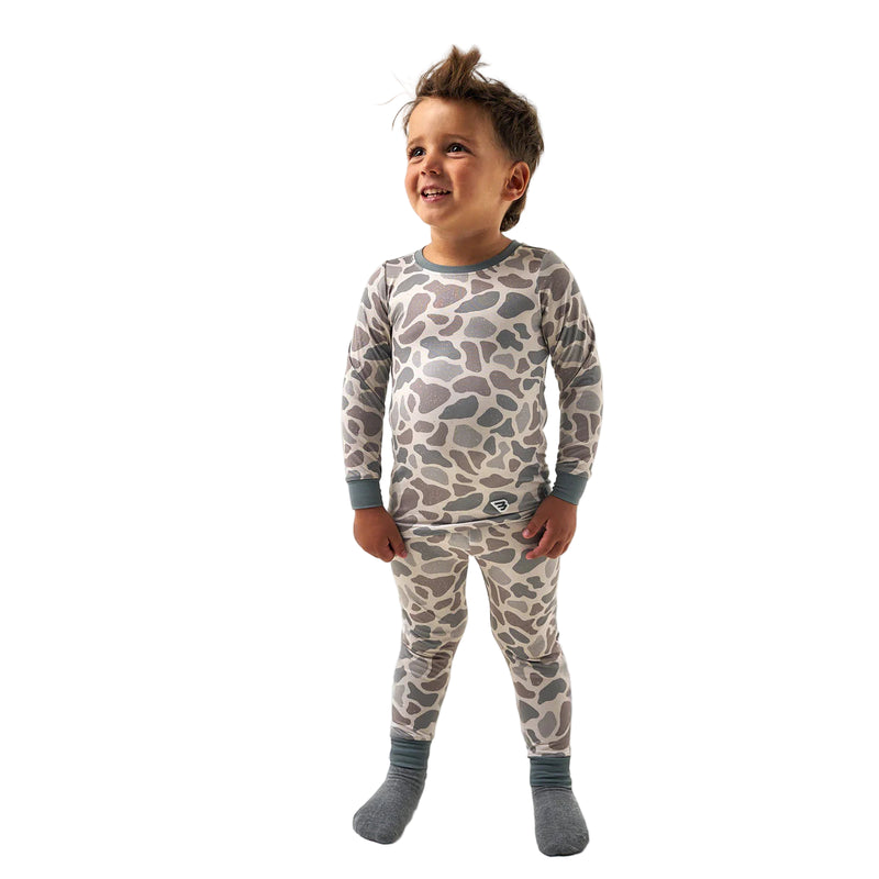 Boy's Burlebo Pajama Set Classic Deer Camo
