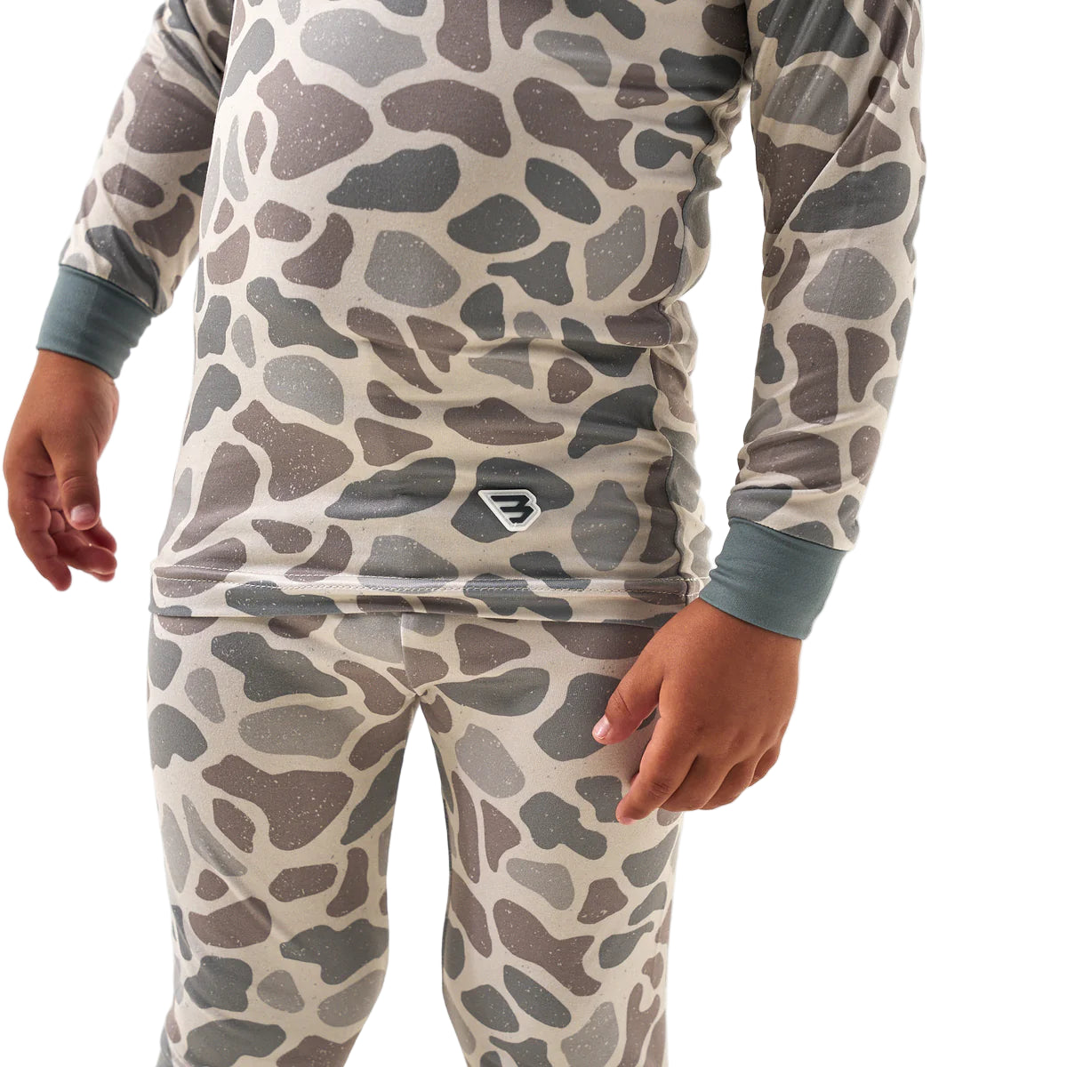 Boy's Burlebo Pajama Set Classic Deer Camo