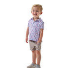 Boy's Burlebo Old Glory Performance Polo Y-PP-OLDG