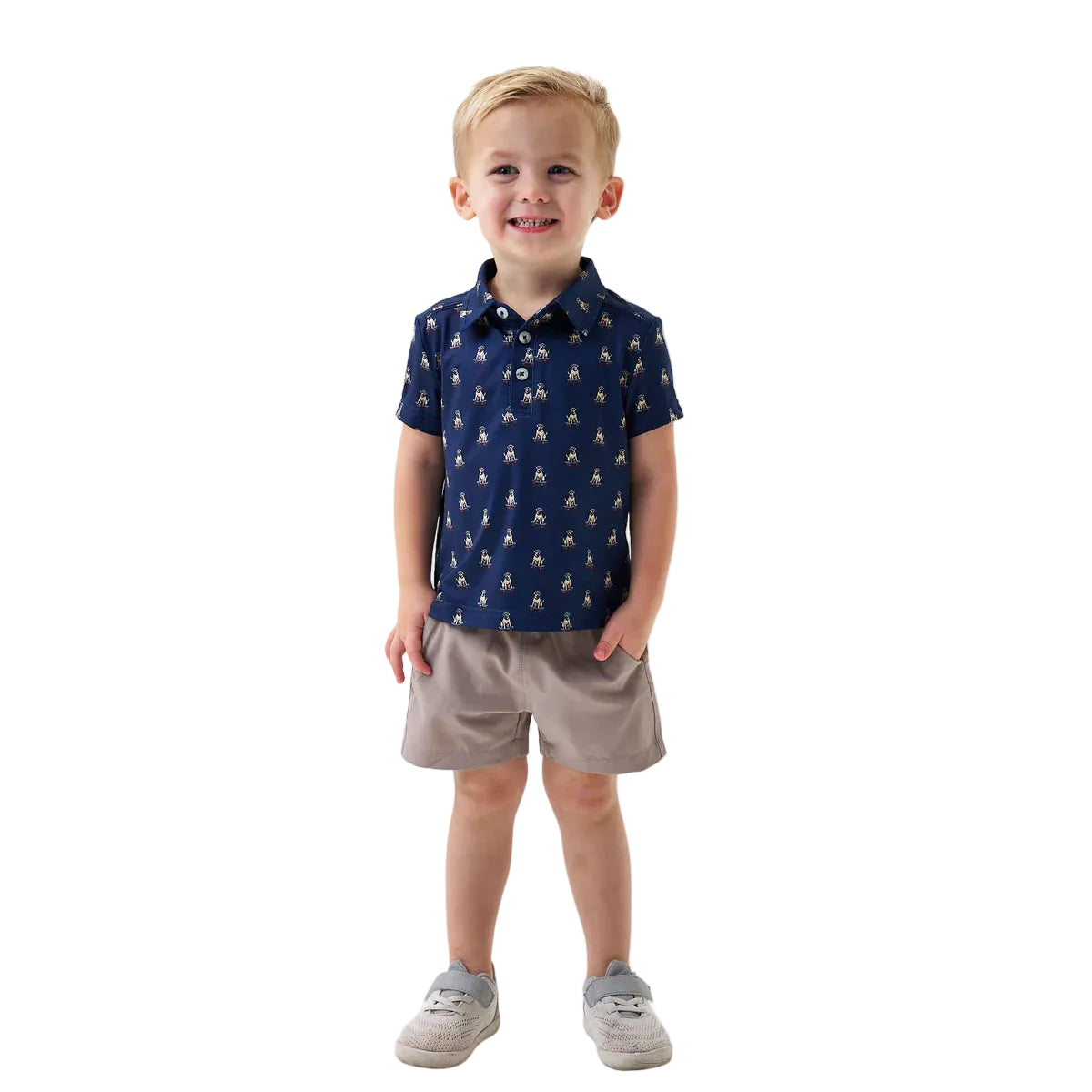 Boy's Burlebo Skate Dog Performance Polo Y-PP-SKDG