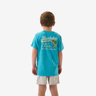 Boy's Burlebo Cyan Baits and Rigs Short Sleeve T-shirt Y-SST-BAR-CYN