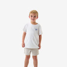 Boy's Burlebo Oatmeal Eagle Outdoors Short Sleeve T-shirt Y-SST-EAGO-OAT