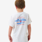 Boy's Burlebo Oatmeal Eagle Outdoors Short Sleeve T-shirt Y-SST-EAGO-OAT