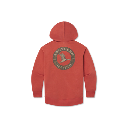 Boy's Southern Marsh Surfside Hoodie Washed Red YOSIH-WRD