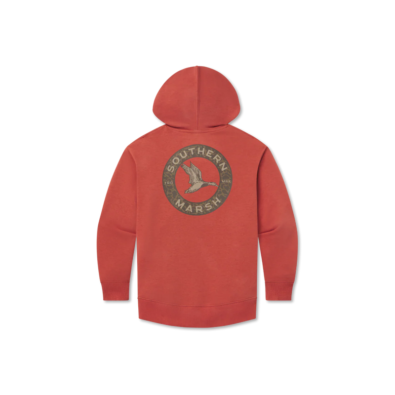 Boy's Southern Marsh Surfside Hoodie Washed Red YOSIH-WRD