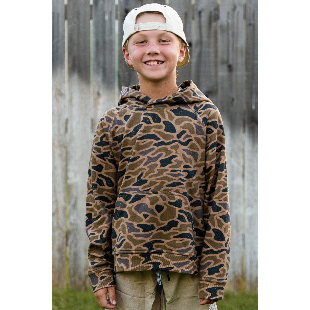 Boy's Burlebo Fleece Hoodie Y-FH-GC - Crazy House Western Wear