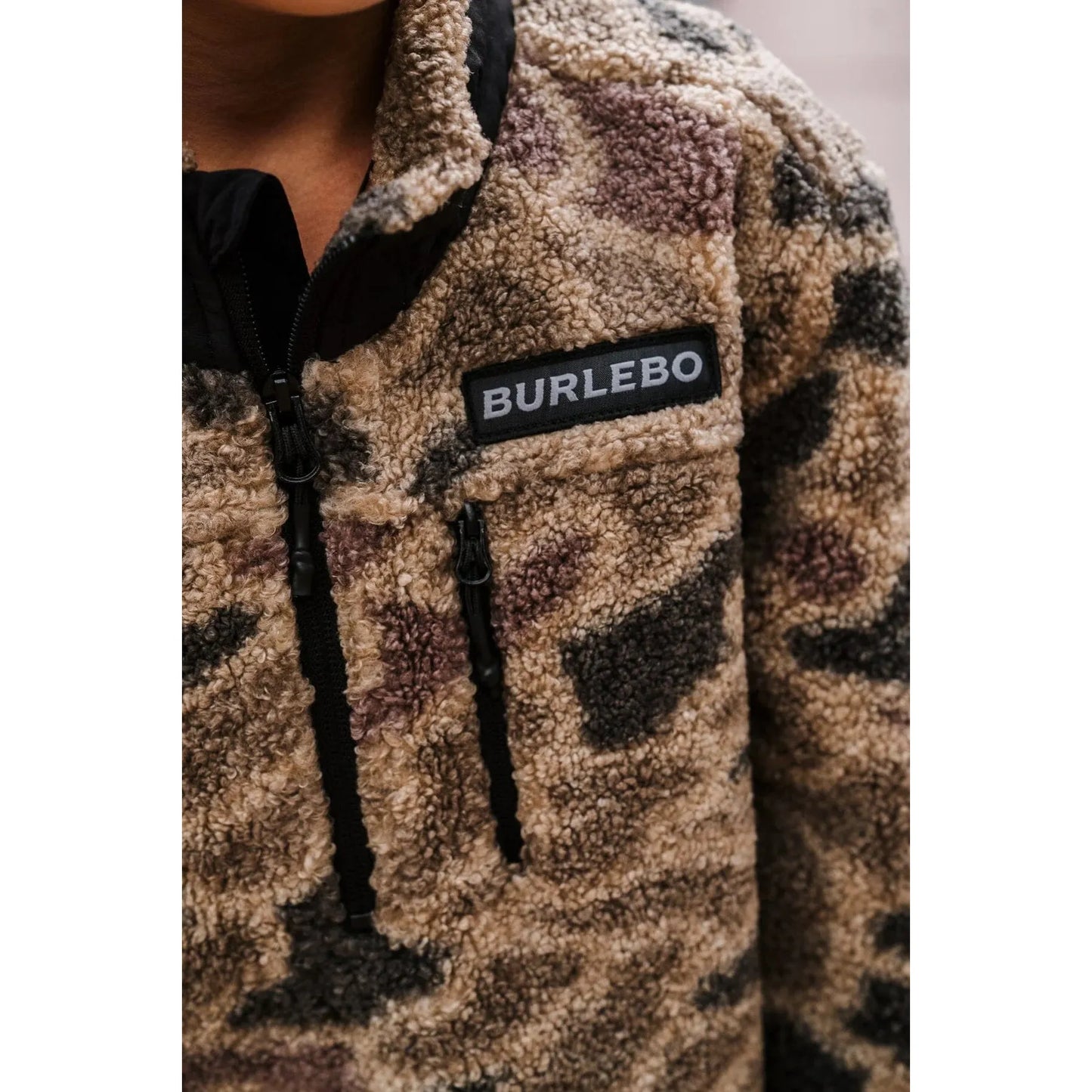 Burlebo Youth Sherpa 1/4 Zip Jacket