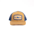 Crazy House Unisex Tan and Blue Cap with Outfitter Patch - Crazy House Western Wear