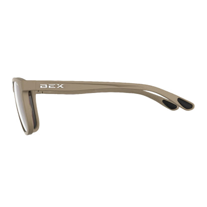 Unisex Bex "Zion" Burlywood Brown and Silver Sunglasses S149BWBRSL - Crazy House Western Wear