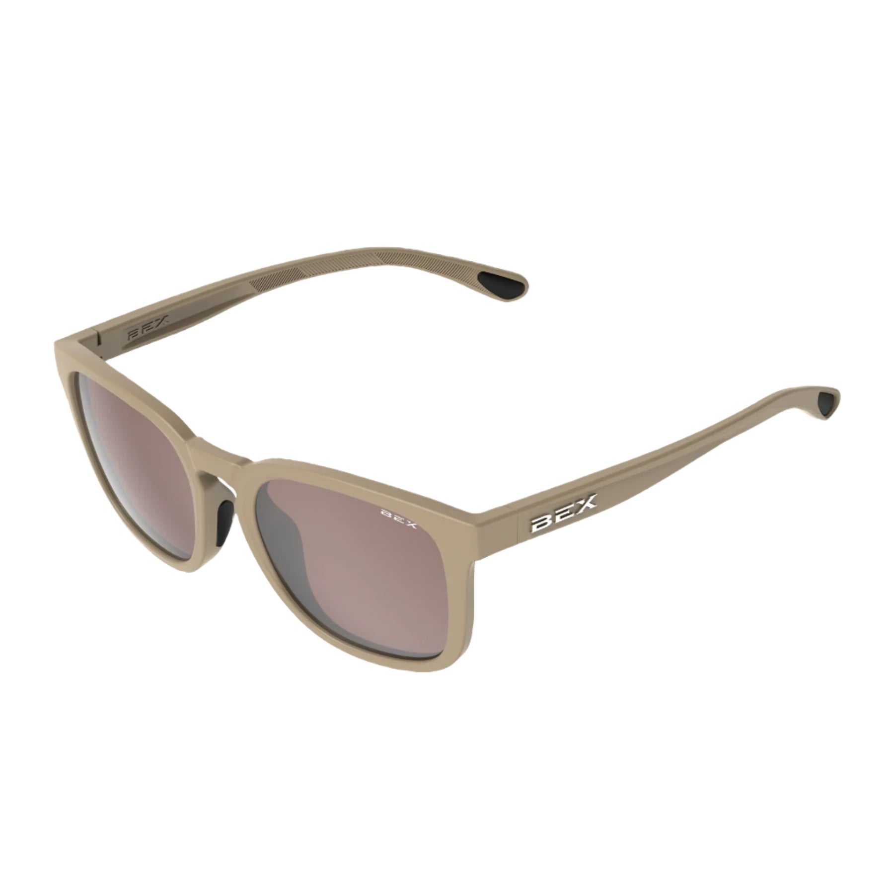 Unisex Bex "Zion" Burlywood Brown and Silver Sunglasses S149BWBRSL - Crazy House Western Wear