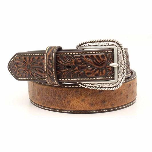 Ariat Ostrich Print Belt - Crazy House Western Wear