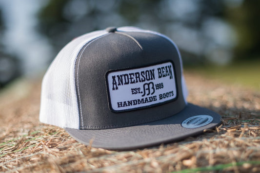 Anderson Bean Charcoal and Black Snapback Cap - Crazy House Western Wear