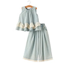 Girl's Youth Denim and Lace Set 