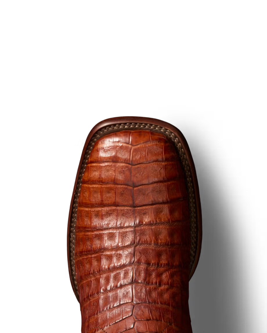 Tecovas Men's Dark Pecan Caiman The William M10069PEC