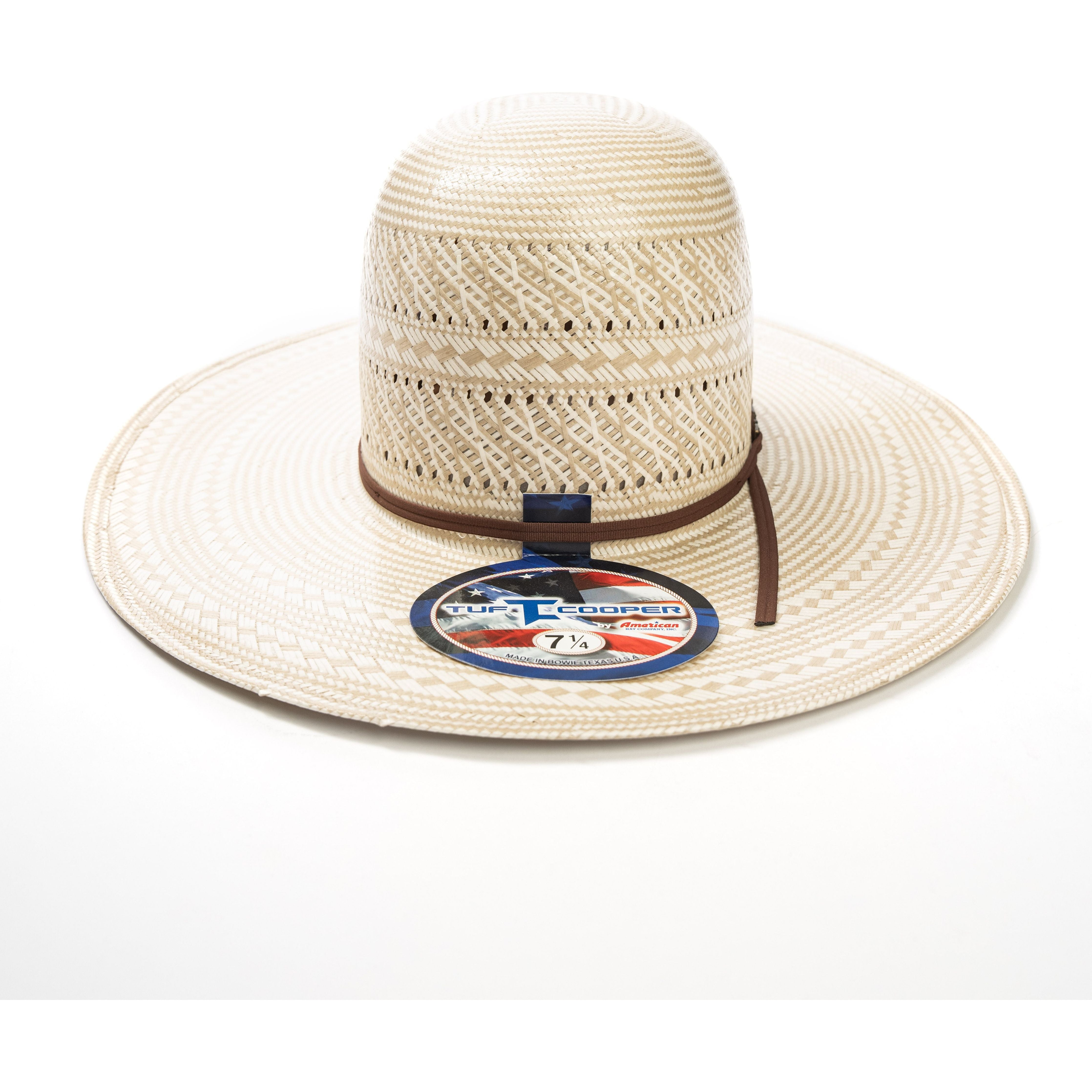 American Hat Company TC8910 - 4.5" Straw Hat - Crazy House Western Wear
