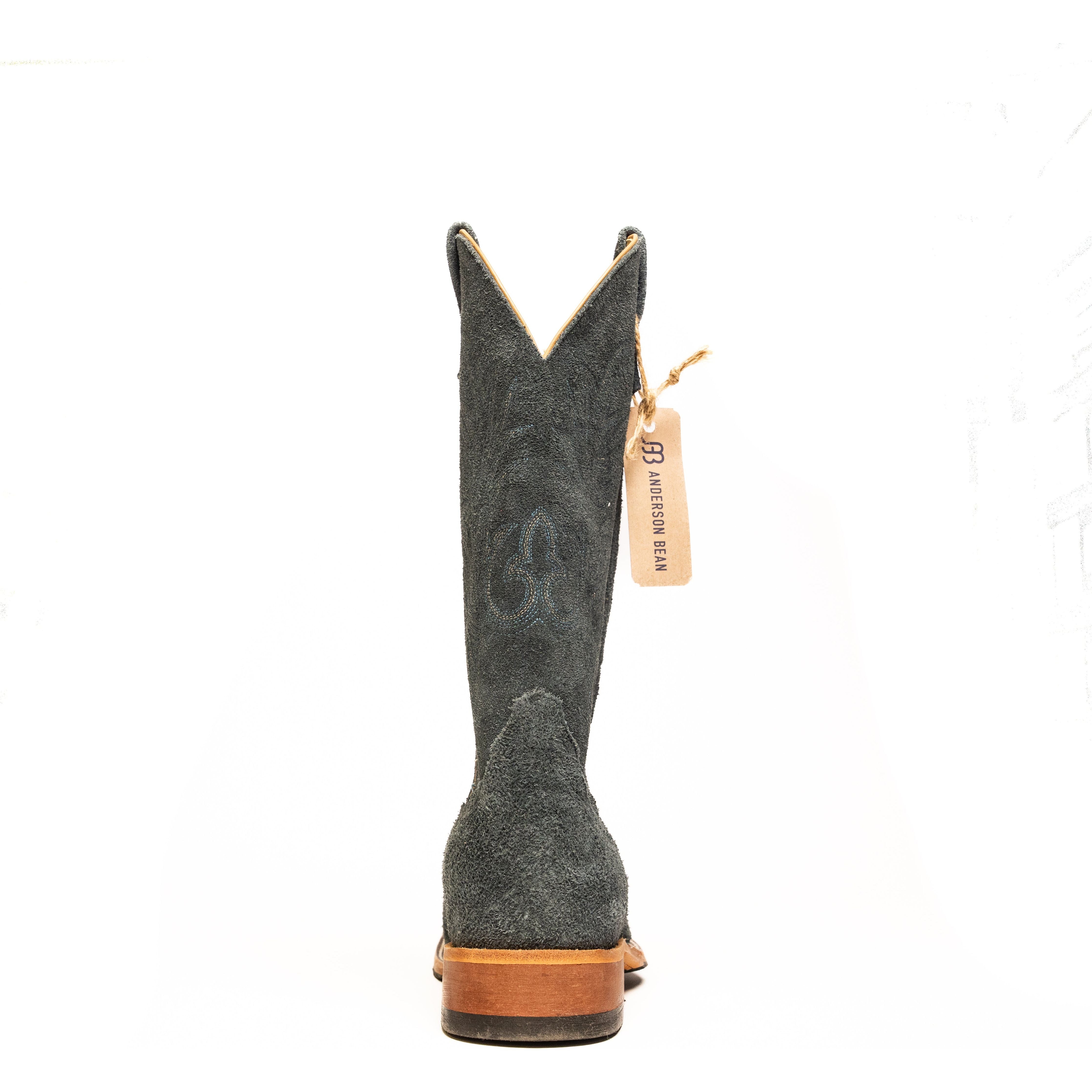 Anderson Bean 13" Navy Safari Suede - Crazy House Western Wear