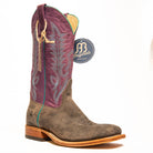 Anderson Bean After Dark Waxy Kudu with 13" Velvet Buffamon Top - Crazy House Western Wear