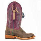 Anderson Bean After Dark Waxy Kudu with 13" Velvet Buffamon Top - Crazy House Western Wear