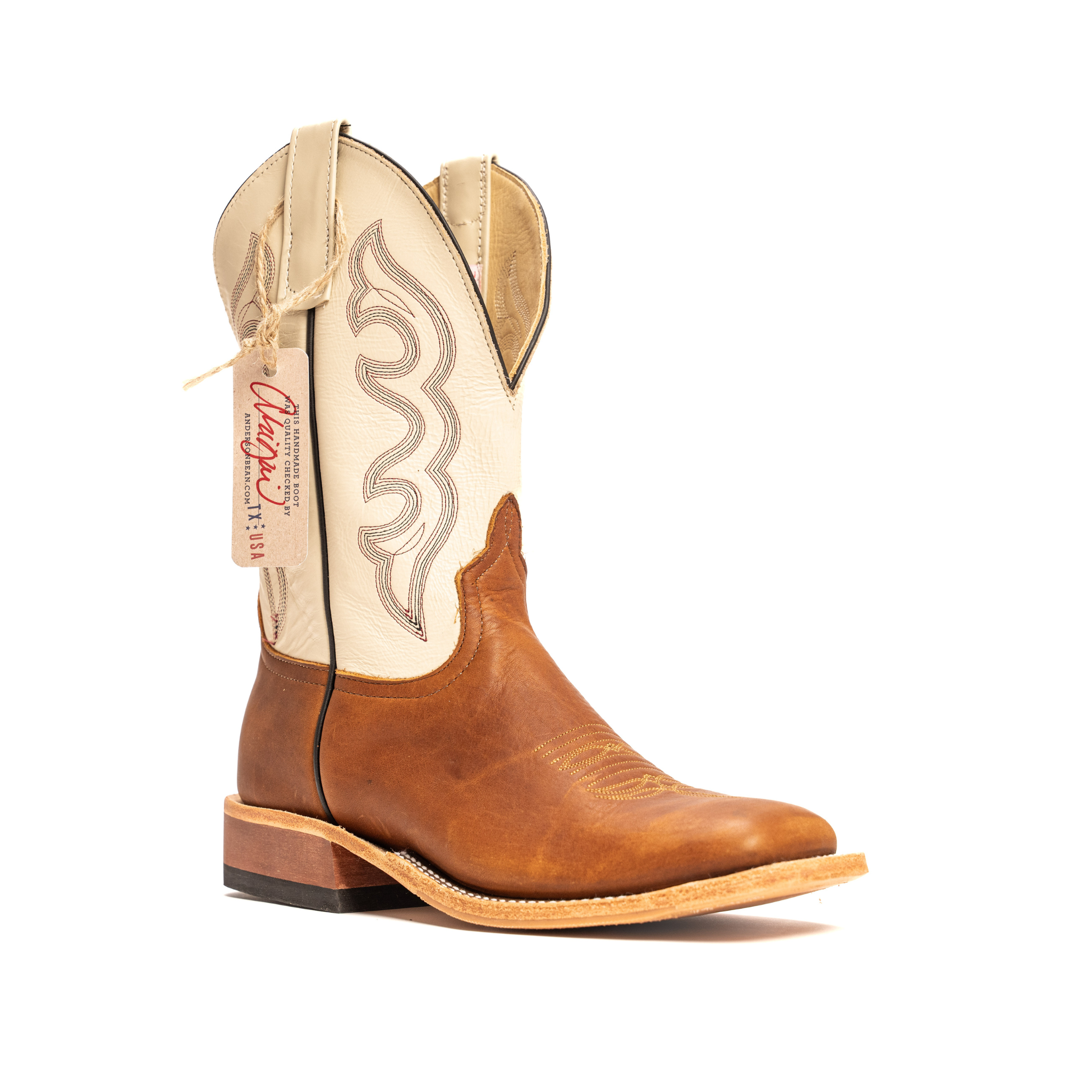 Anderson Bean Brown Briar Bison Square Toe Boots – Crazy House