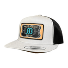 Anderson Bean Gray and Black Saloon Patch Cap RDHC-462 - Crazy House Western Wear