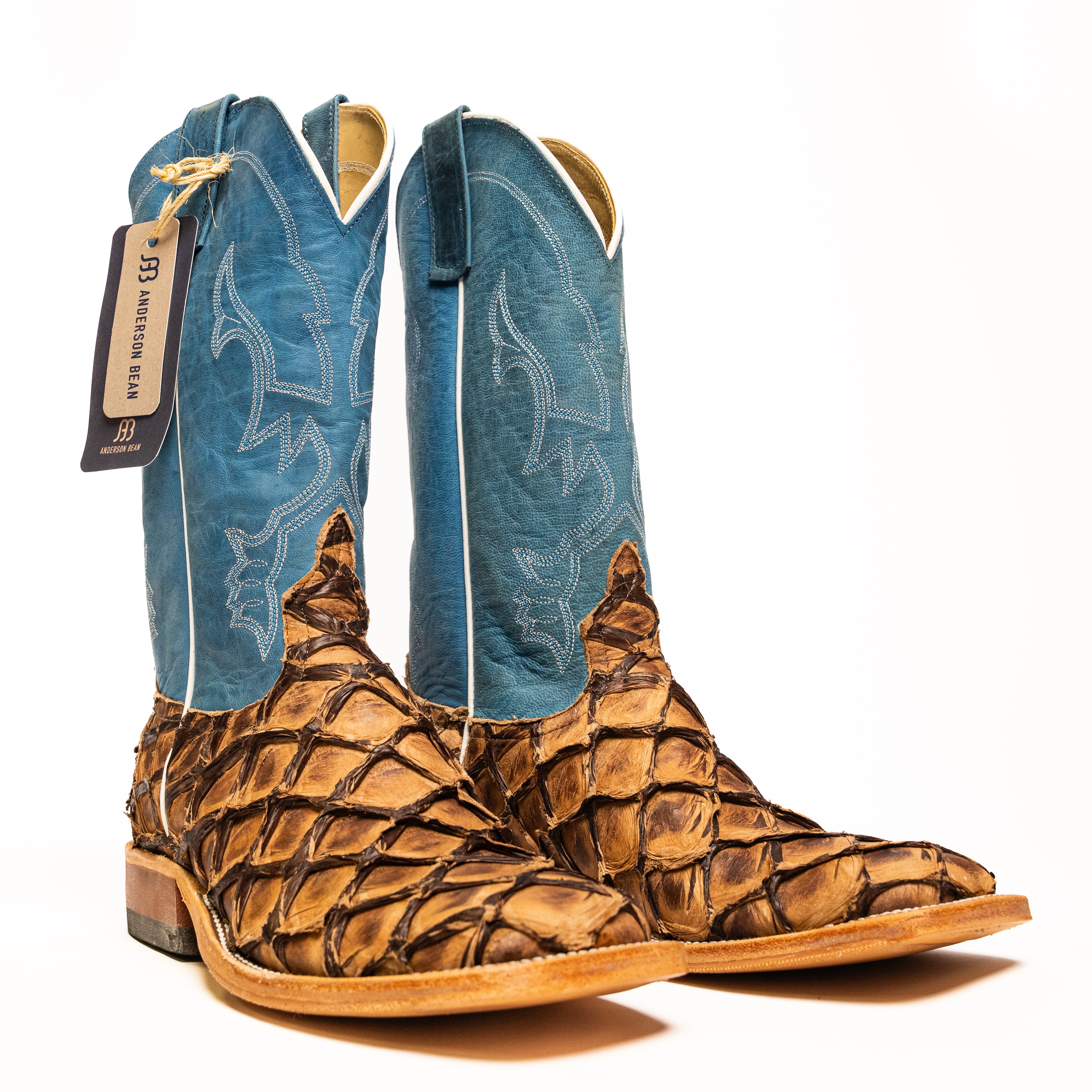 Anderson Bean Cigar Matte Big Bass with 13" Blue Sinsation Top S3017 - Crazy House Western Wear