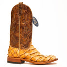 Anderson Bean Cognac Big Bass with 13" Chocolate Lava Top - Crazy House Western Wear