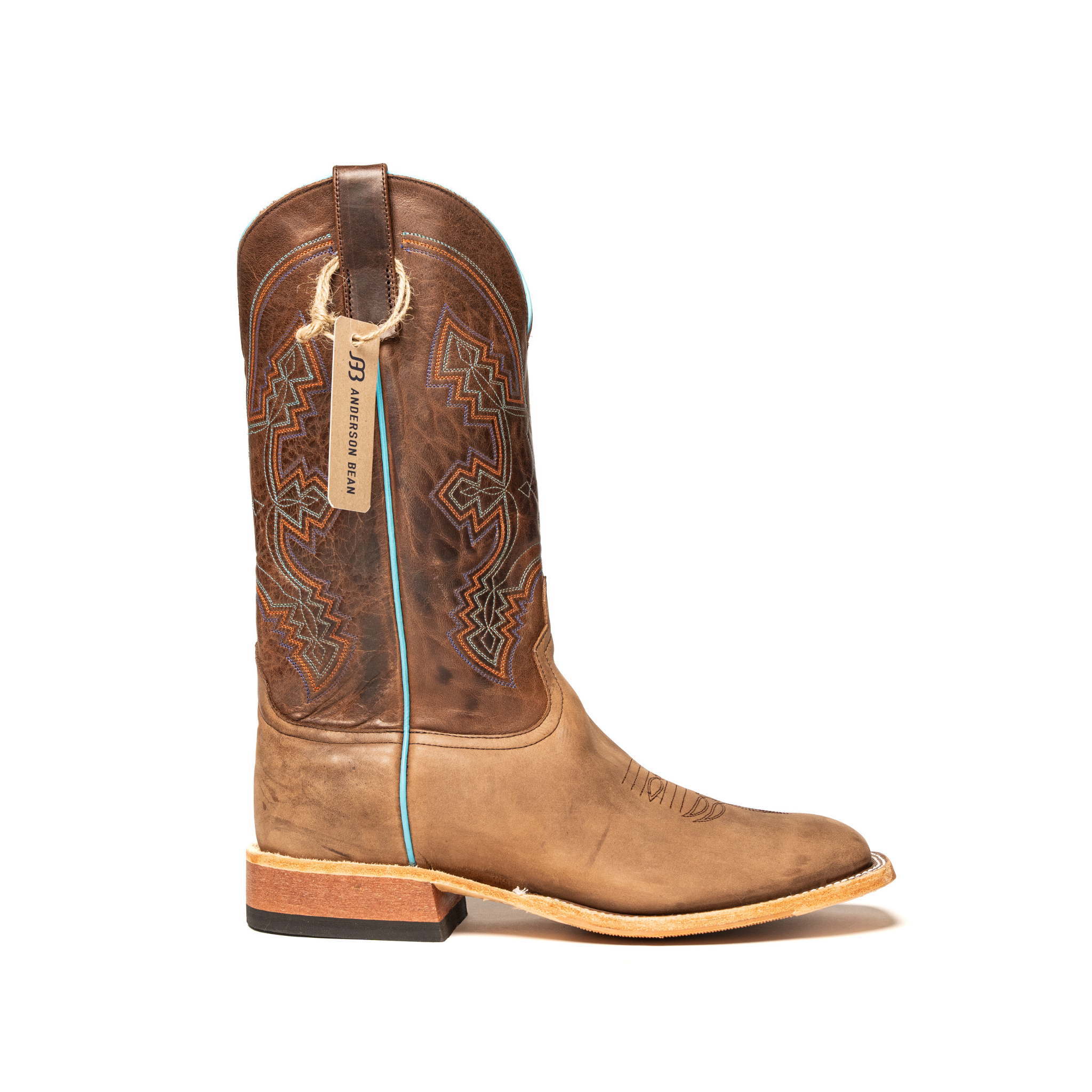 Anderson Bean Dark Brown Barcelona with 13" Brown Avatar Top S5004 - Crazy House Western Wear
