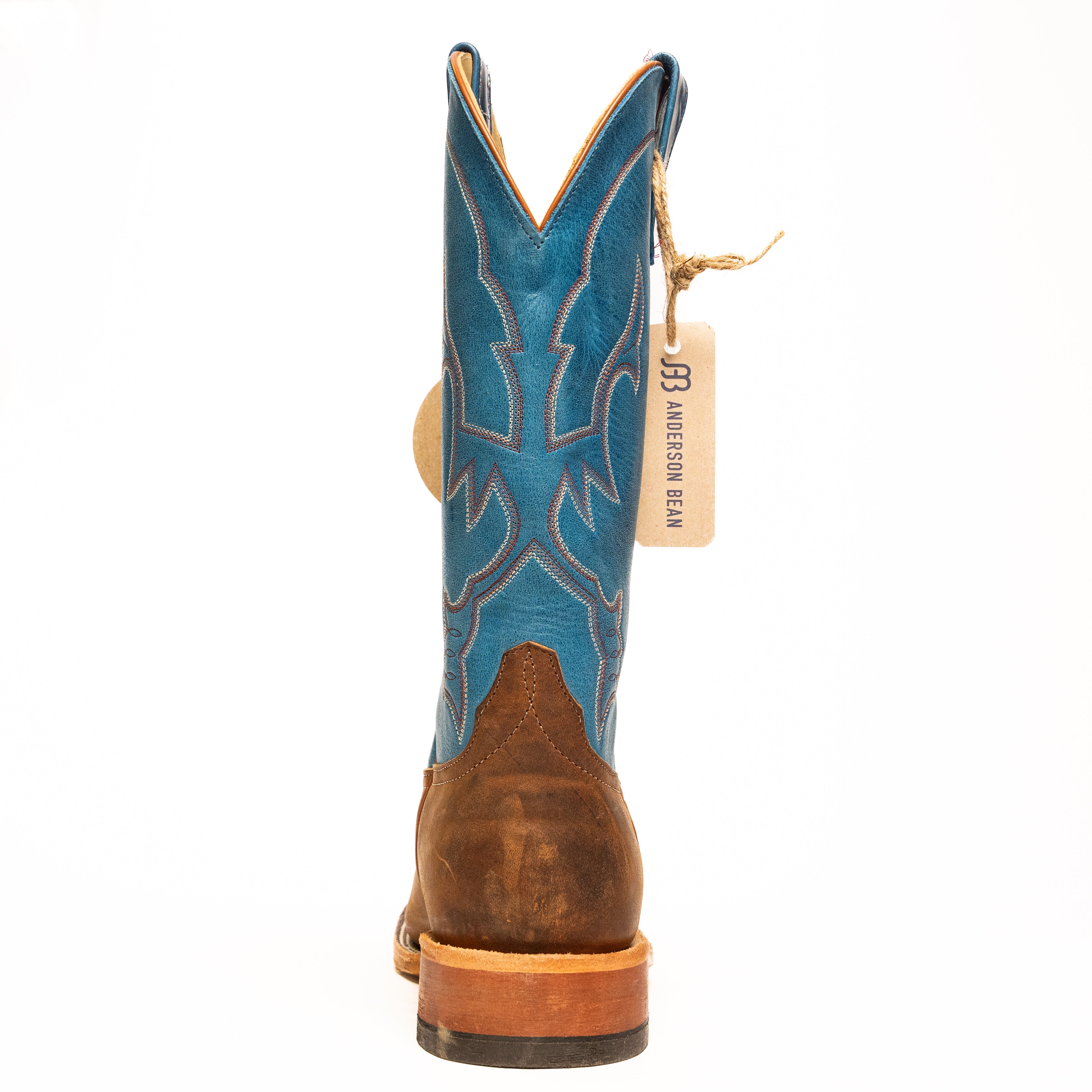 Anderson Bean Golden Brown Predator with 13" Sky Avatar Top - Crazy House Western Wear