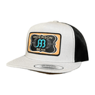 Anderson Bean Gray and Black Saloon Patch Cap RDHC-462 - Crazy House Western Wear