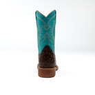 Anderson Bean Kids Chocolate Impostrich with Turquoise Sinsation Top ABK7083