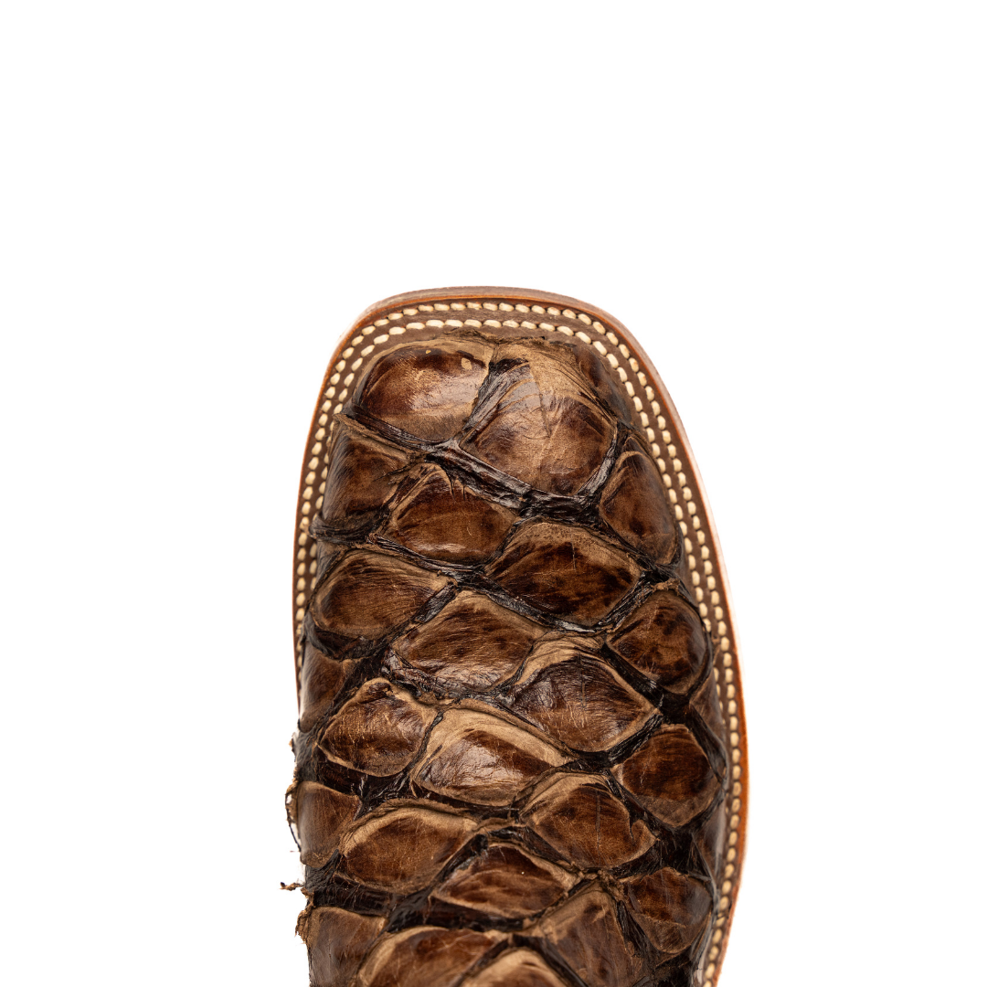 Anderson Bean Matte Cigar Big Bass with 13" Bone Mad Cat Top - Crazy House Western Wear