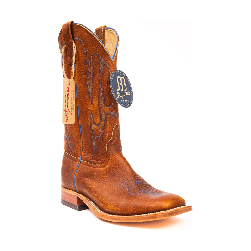 Anderson Bean Ochre Worn Saddle with 13" Saddle Top - Crazy House Western Wear