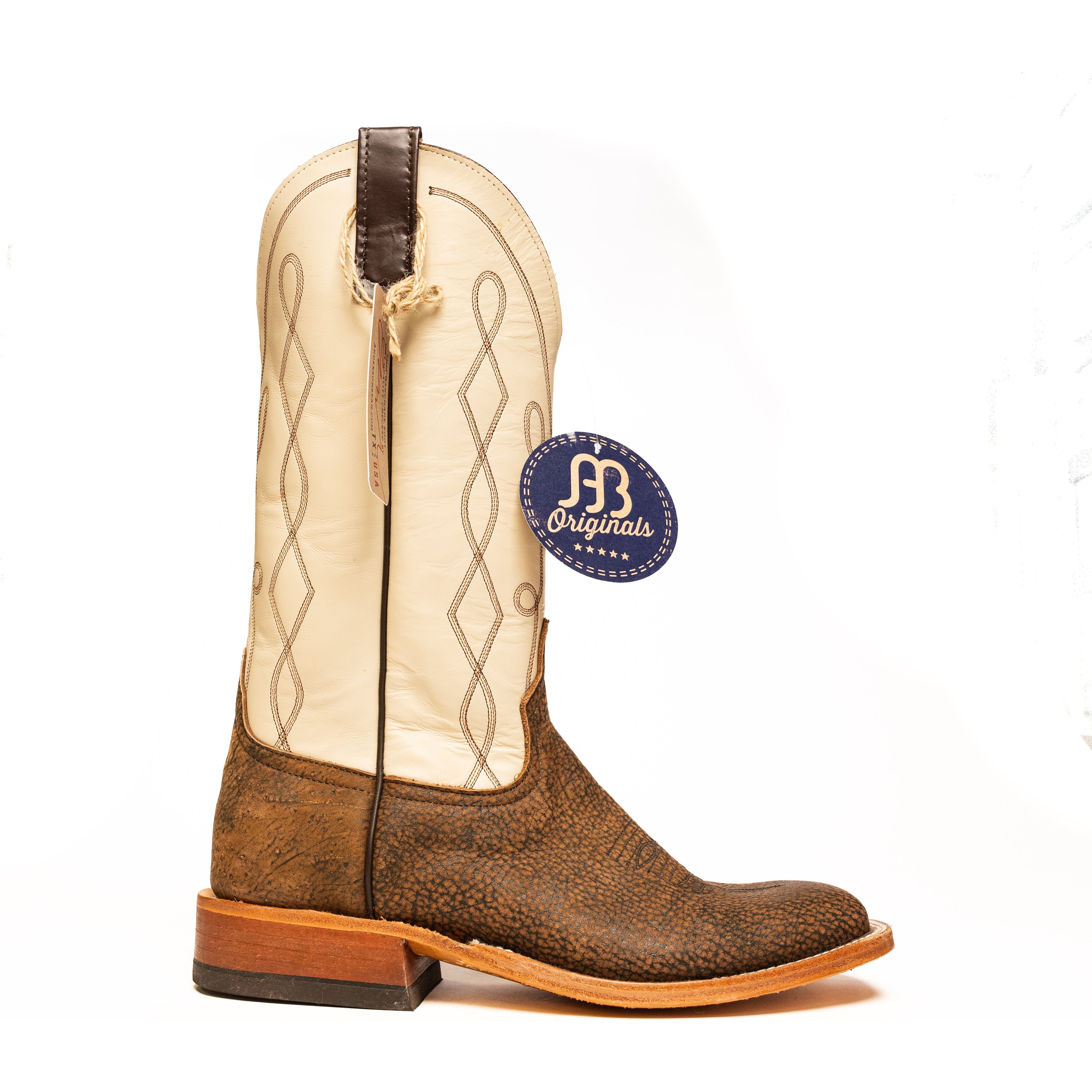 Anderson Bean Rust Safari Giraffe Square Toe Boots – Crazy House