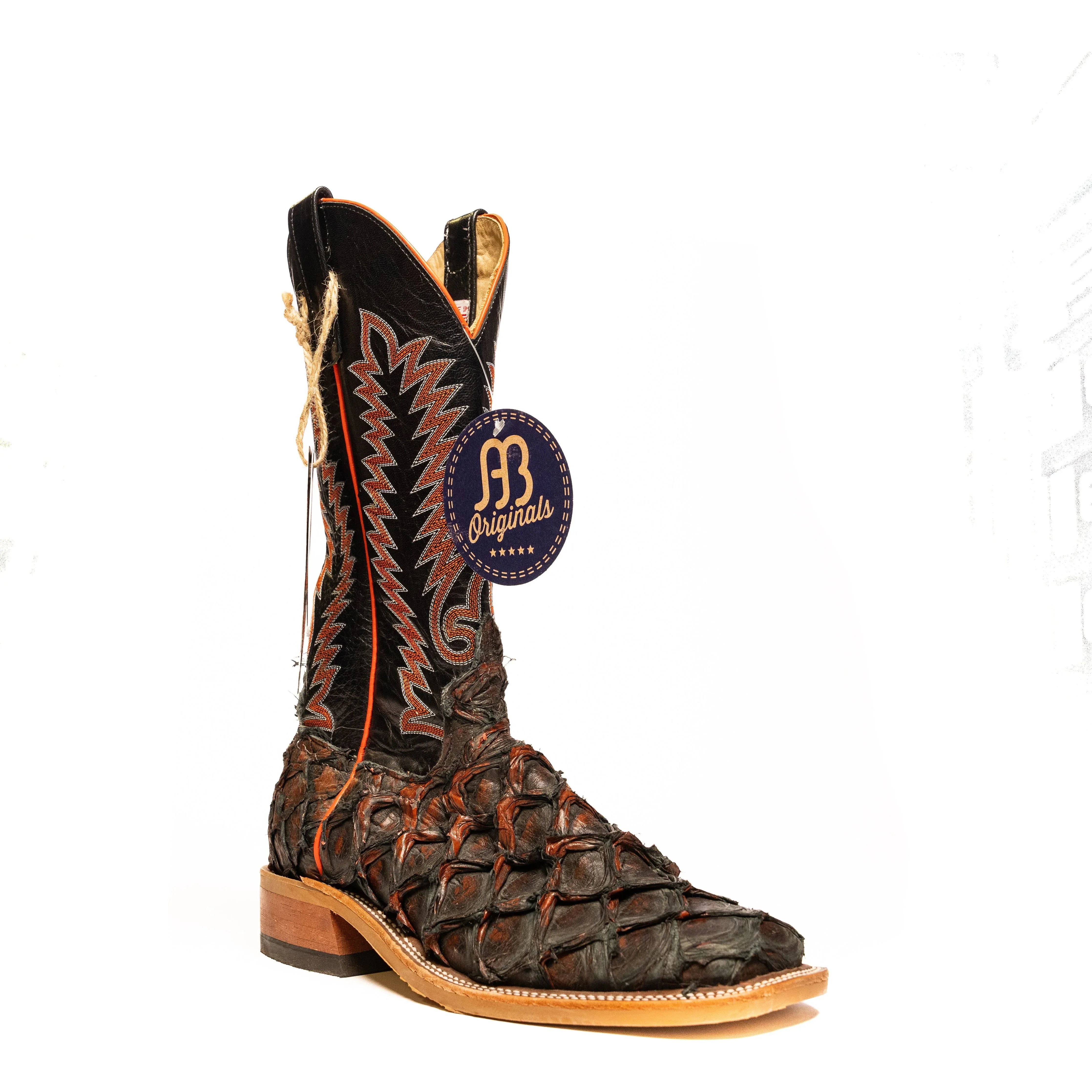 Anderson Bean Men's Rusty Crush Big Bass Square Toe Boots S3018