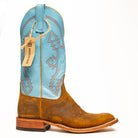 Anderson Bean Wheatbuck Kudu with 13" Lupine Kidskin Top - Crazy House Western Wear