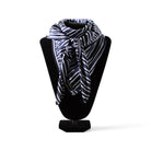 Ariat Navy and White Striped Wild Rag A0900403