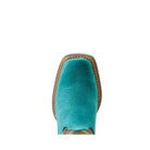 Girl's Ariat Teal Suede Western Boot 1