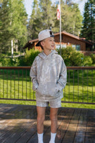 Burlebo Boy's Drifter Camo Vintage Washed Hoodie Y-VWFH-DFTC