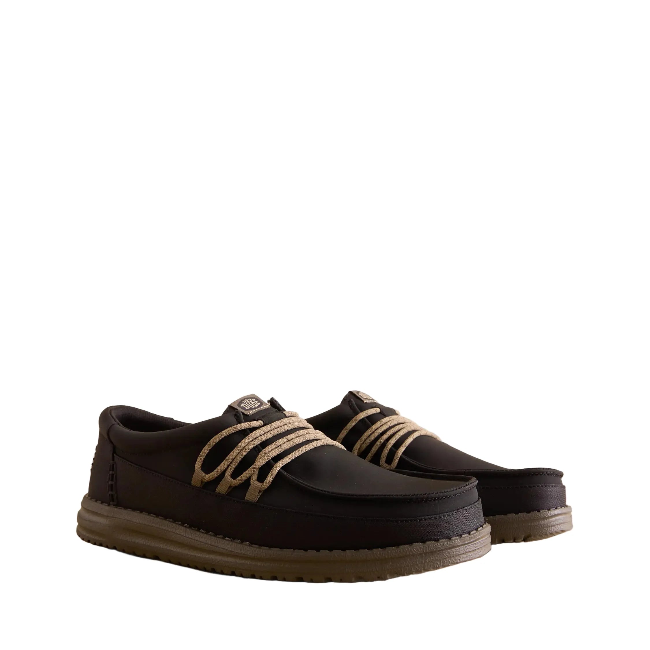 Men's Hey Dude Wally Guare Shoes Major Brown Multi