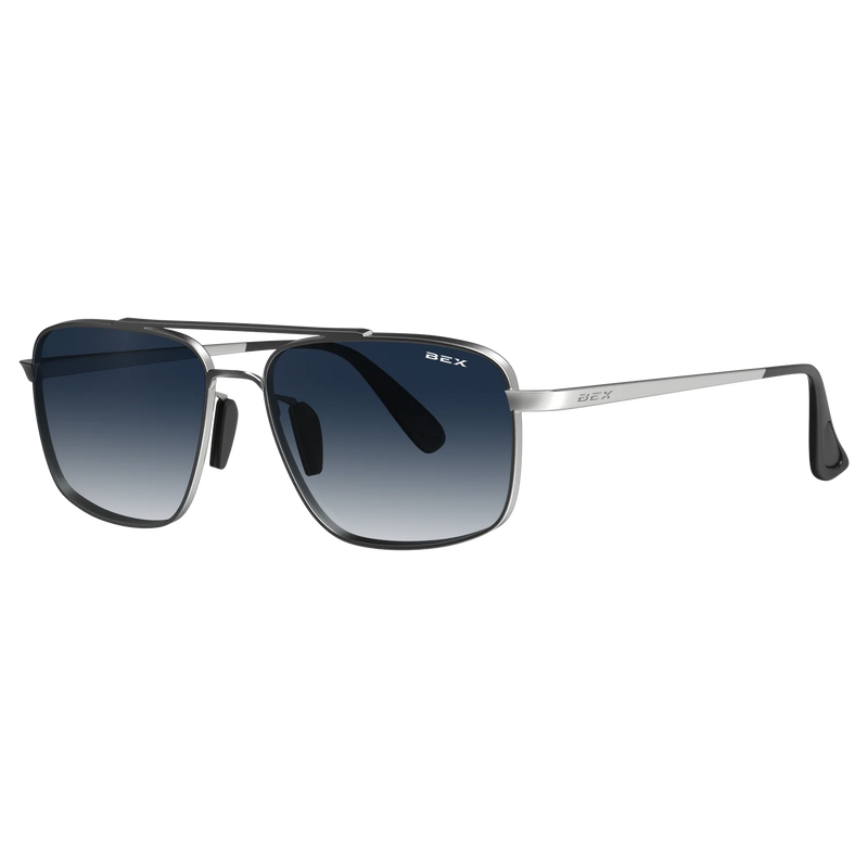 Bex Accel Silver/ Sapphire Sunglasses S140SLSP