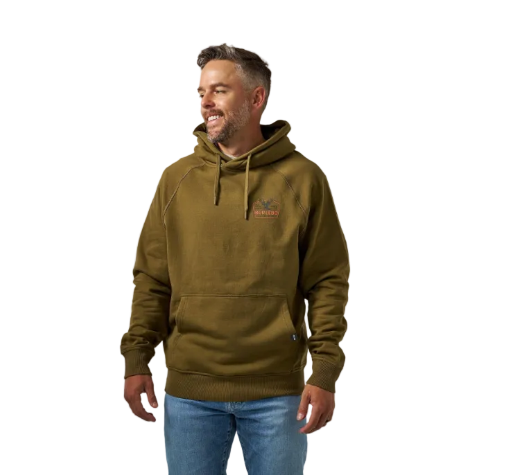Burlebo Men's Hunter Green Big Game Hunts Fleece Hoodie 
